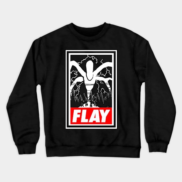 Obey The Mind Flayer Crewneck Sweatshirt by drewbacca